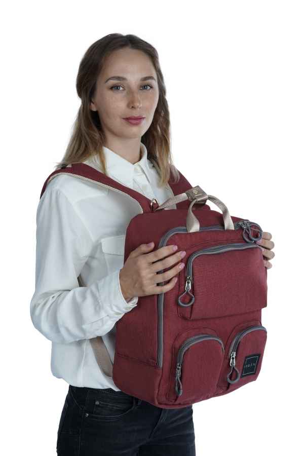 Рюкзак для мамы Yrban MB-102 Mammy Bag (бордовый)