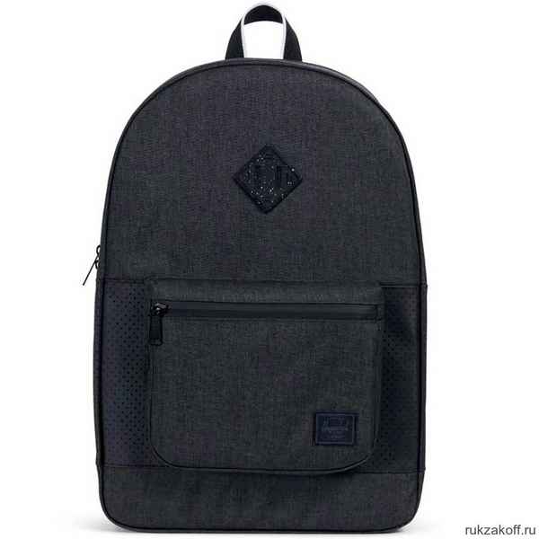 Рюкзак HERSCHEL RUSKIN Black Crosshatch/Black/White