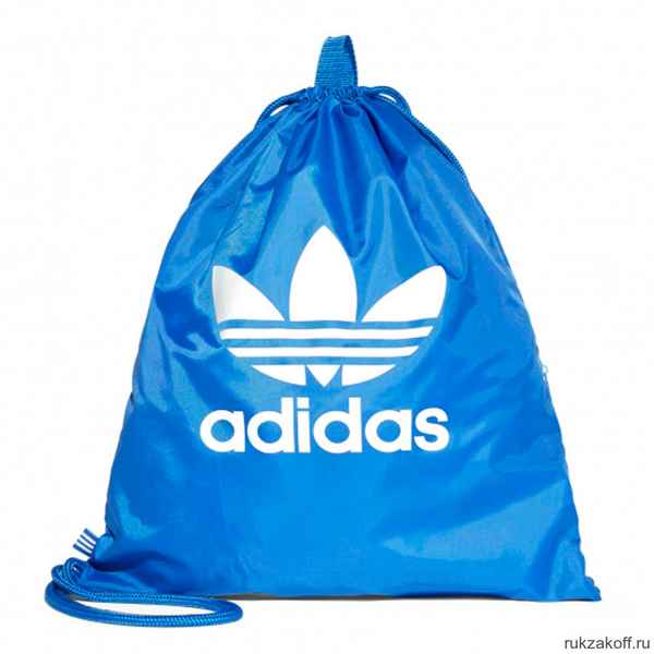 Сумка Adidas GYMSACK TREFOIL BLUE Гoлyбая