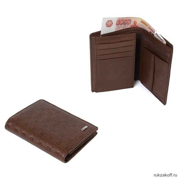 Кошелек FABRETTI 50005-3-brown D коричневый