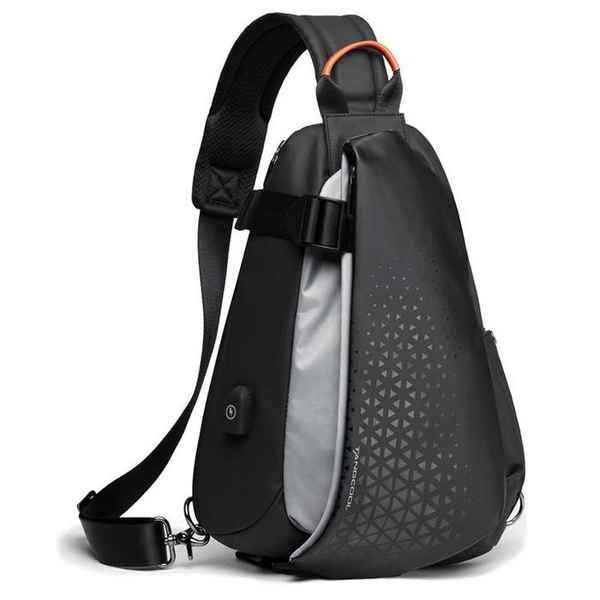 Однолямочный рюкзак Tangcool TC901-1 Чёрный