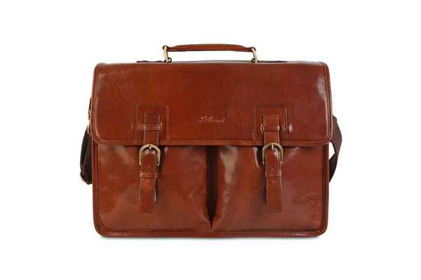 Портфель Ashwood Leather Gareth Chestnut Brown