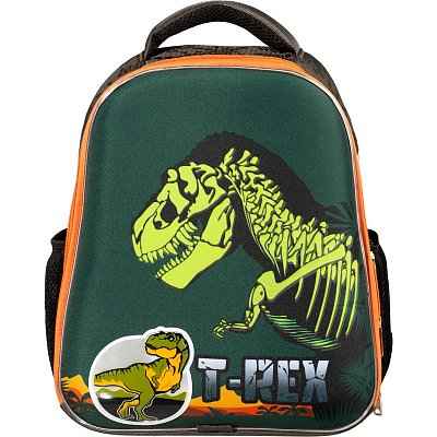 Ранец ортопедический №1 School Basic T-Rex (неоновая подсветка корпуса на пульте д/у)