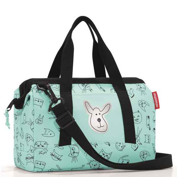 Сумка детская Reisenthel allrounder xs cats and dogs mint