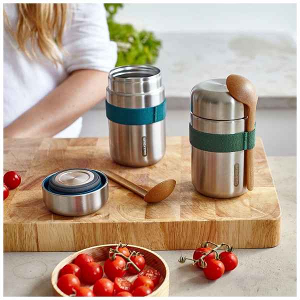 Термос для еды food flask b, 400 мл, бирюзовый