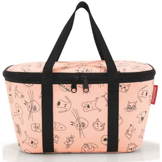 Термосумка детская Reisenthel coolerbag xs cats and dogs rose