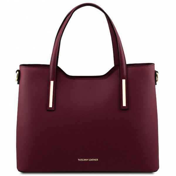 Женская сумка тоут Tuscany Leather OLIMPIA Bordeaux