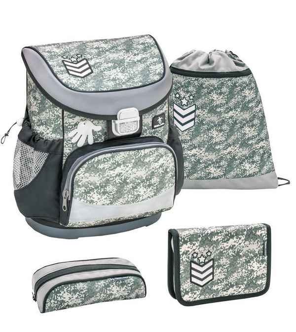 Ранец Belmil MINI-FIT CAMOUFLAGE GREY SET