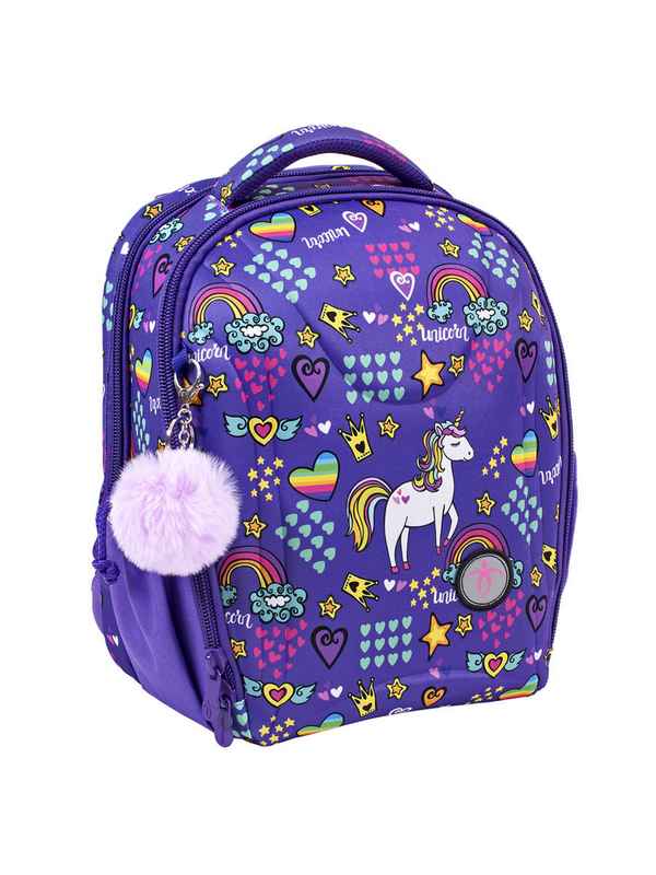 Ранец Belmil STURDY 338-82/9 GIRL PURPLE UNICORN SP