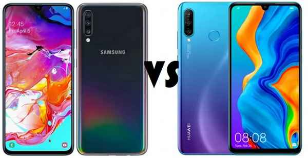Samsung Galaxy A70 vs Huawei P30 Lite – сравнение смартфонов