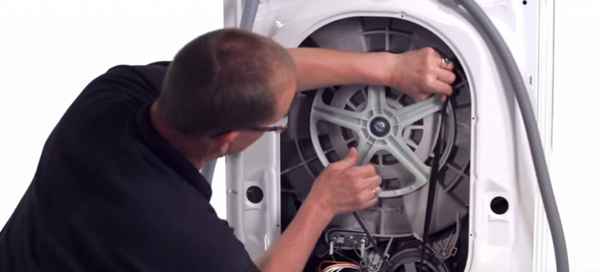Замена ремня стиральной машины своими руками: инструкция, видео и фото