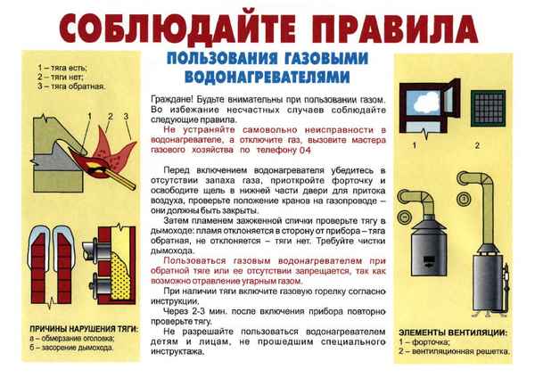 Как включить газовую колонку - основные правила пользования агрегатом