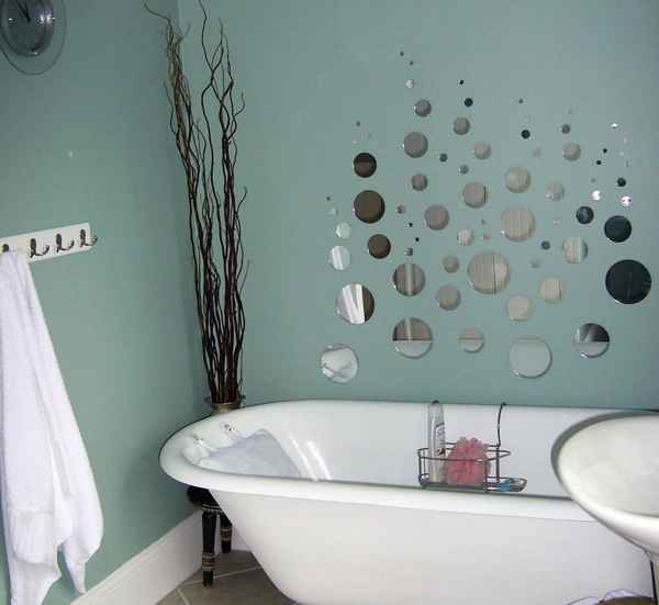 Декор ванной комнаты своими руками: фото примеры