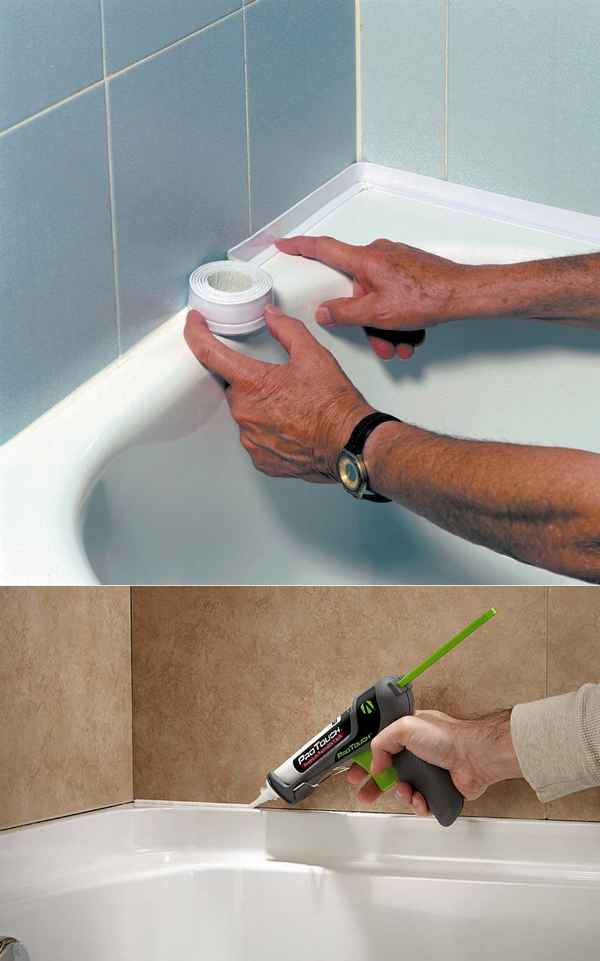 Заделать щель между ванной и стеной: эффективные способы