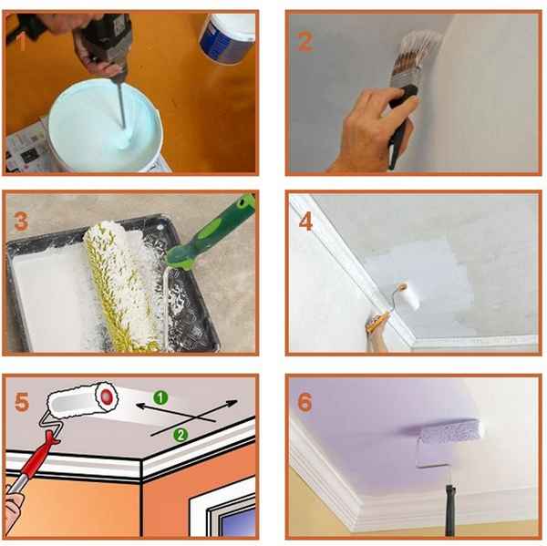 Как правильно красить потолок и стены: Обзор и Инструкция +Видео