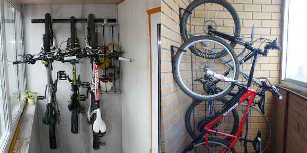 Основные варианты размещения велосипедов в маленькой квартире: Советы