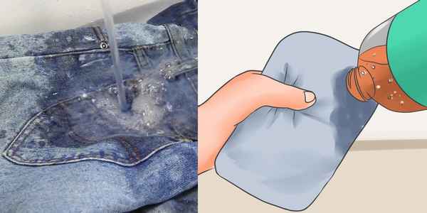 Как отстирать свежую и старую краску с джинсов быстро и качественно +Видео