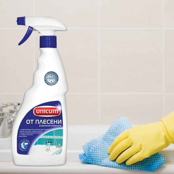 Какие средства используют при очищении плитки в ванной комнате