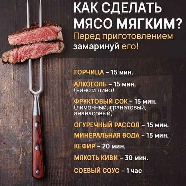 Как сделать мясо мягким  