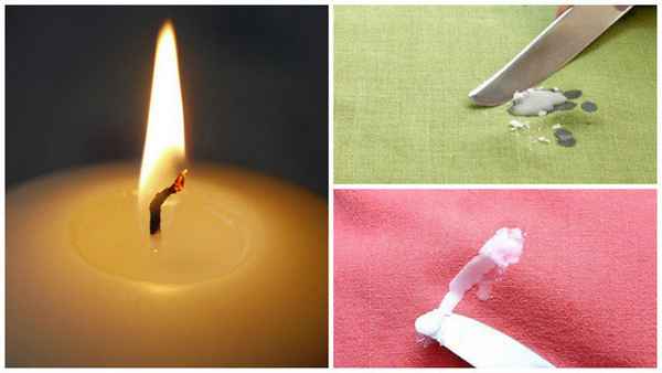 Как удалить воск от свечи с одежды — что нужно знать  