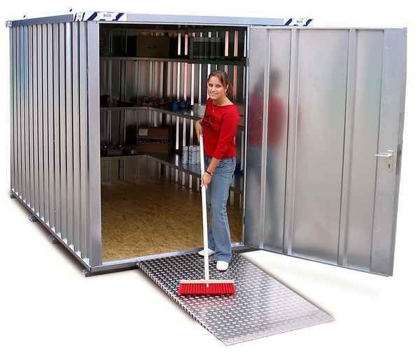 Универсальный сборно-разборный контейнер для хранения на даче и в частном доме