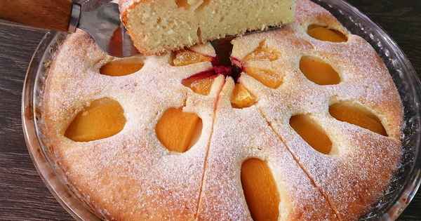 Пирог с персиками - 4 рецепта приготовления персикового пирога с фото