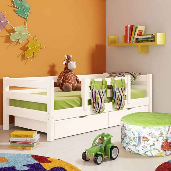 Детские кровати с бортиками: безопасные и удобные варианты