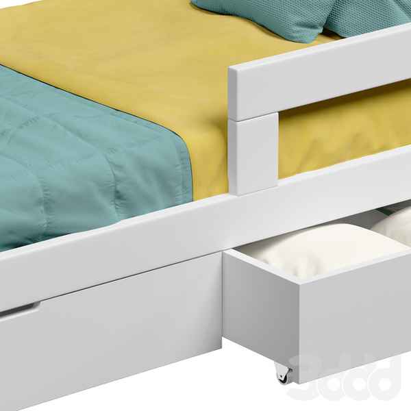 Детская кровать с ящиками для хранения: удобный вариант экономии