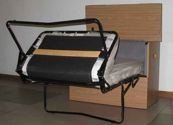 Раскладная кровать тумба трaнcформер с матрасом: Фото, видео.