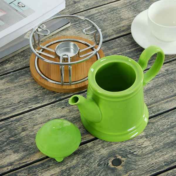 Заварочный чайник с подогревом от греющей свечи: подставка стеклянного заварника для чая