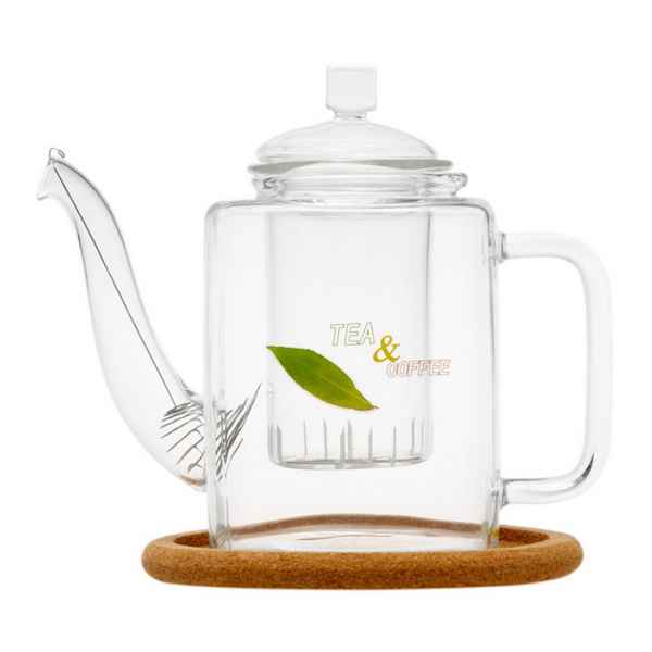 Заварочный стеклянный чайник: заварник из стекла с фильтром-пружинкой и подогревом, с колбой из стекла для заваривания чая