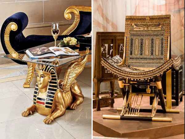 Необычная мебель в египетском стиле: фото, идеи интерьера