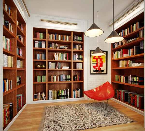 Маленькая библиотека в вашем интерьере – как это сделать правильно?