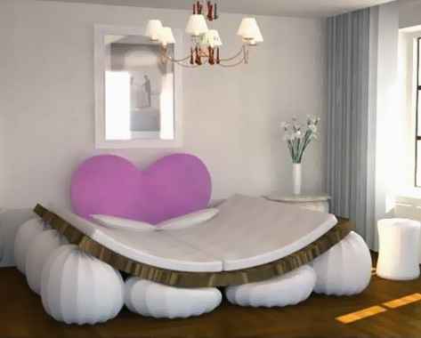 Необычная кровать для влюбленных: фото