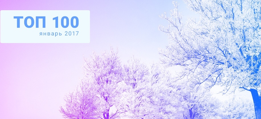 Топ 100. Январь 2017