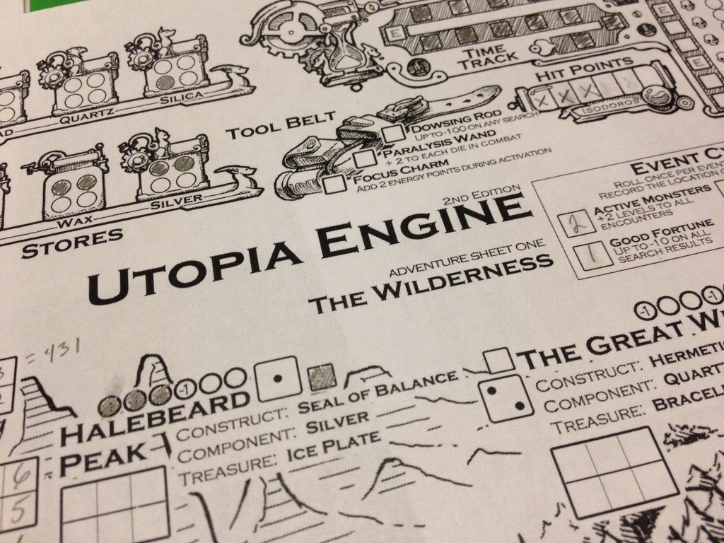 Utopia Engine: Beast Hunter – распечатай и играй