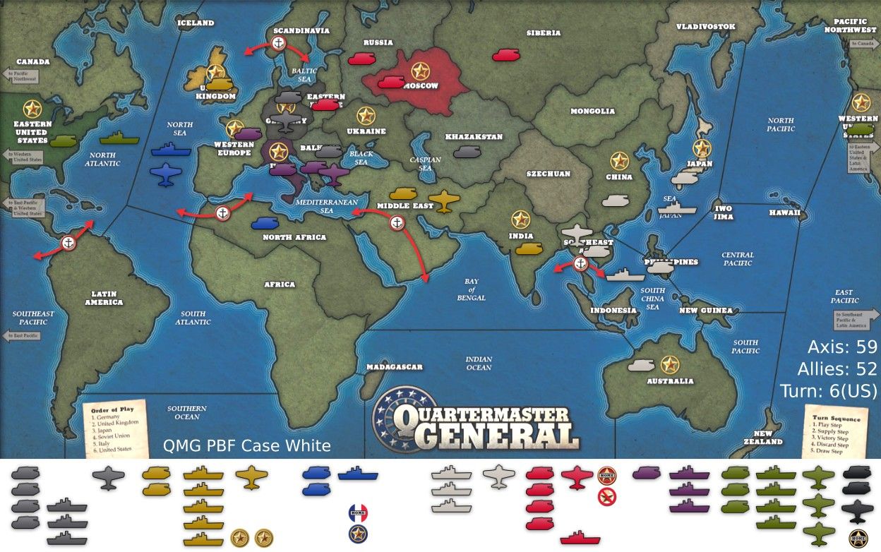 Генералы. Американоцентричная карта