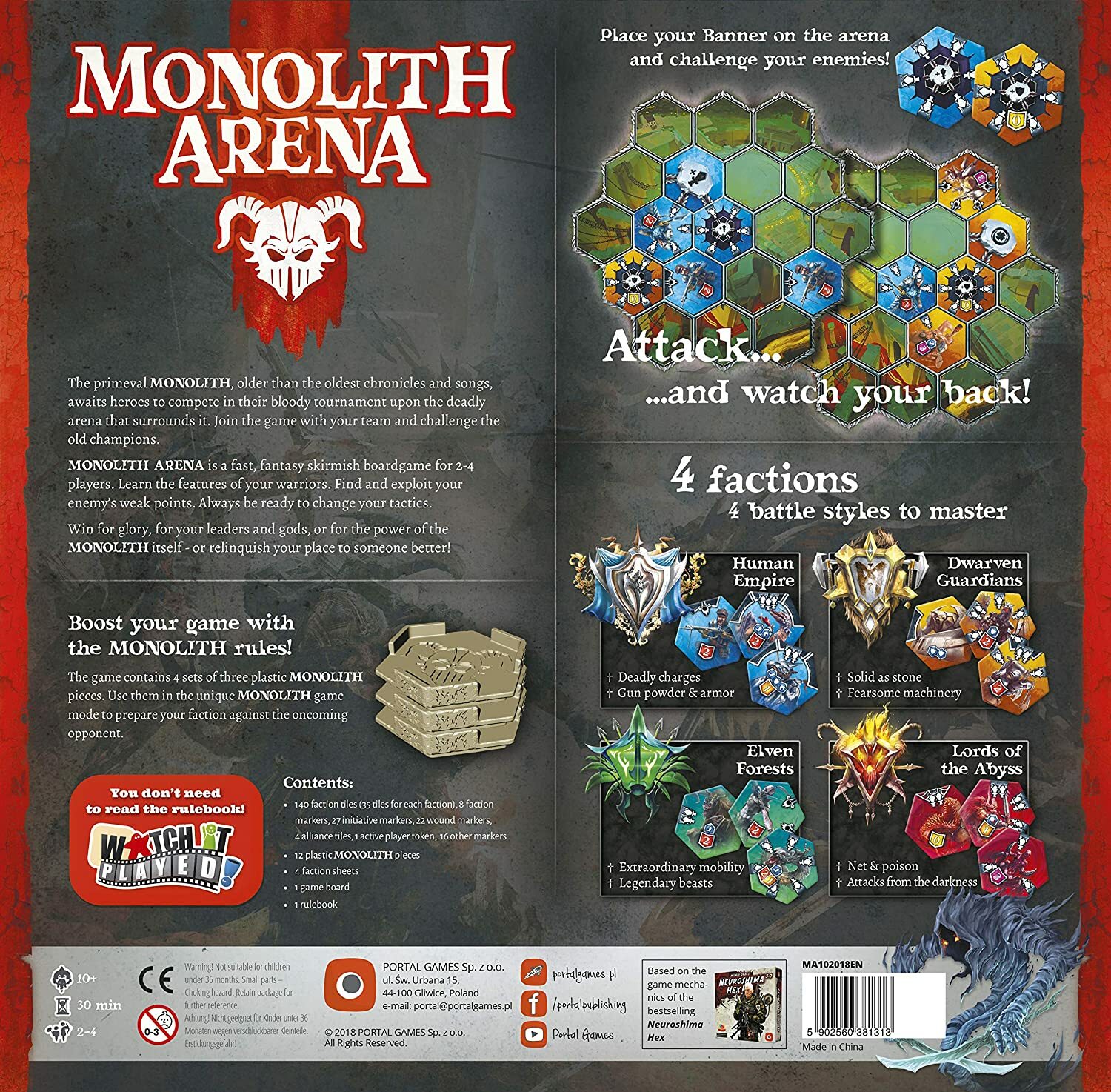 Monolith Arena – фентезийная Neuroshima Hex!