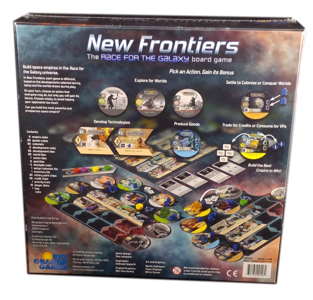 New Frontiers. Race for the Galaxy с полем