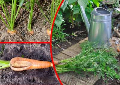 Полив моркови в августе