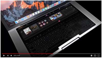 Apple представила новое поколение MacBook Pro с сенсорной панелью