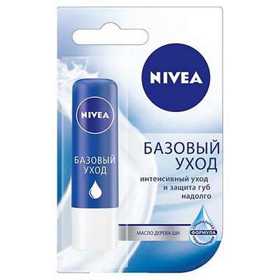 Бальзам для губ Nivea. Базовый уход NIVEA - купить в интернет-магазине