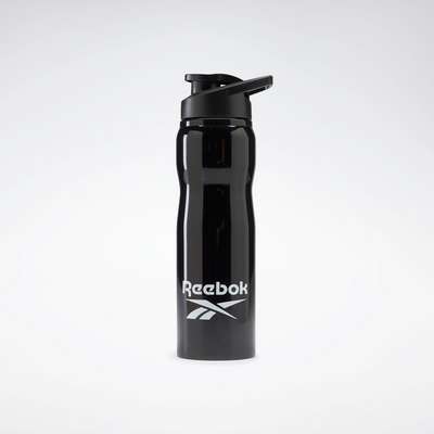 Бутылка для фитнеса и кардиотренировок металлическая Reebok черная REEBOK - купить в интернет-магазине
