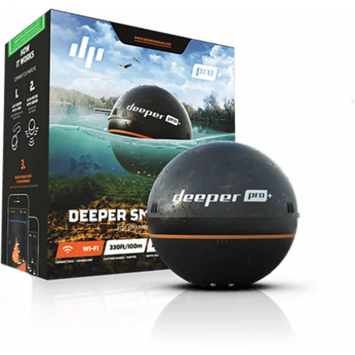 Беспроводной эхолот Deeper Smart Sonar Pro+ DEEPER - купить в интернет-магазине