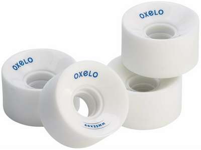 4 колеса для квадов 60 мм для взрослых черные OXELO OXELO - купить в интернет-магазине