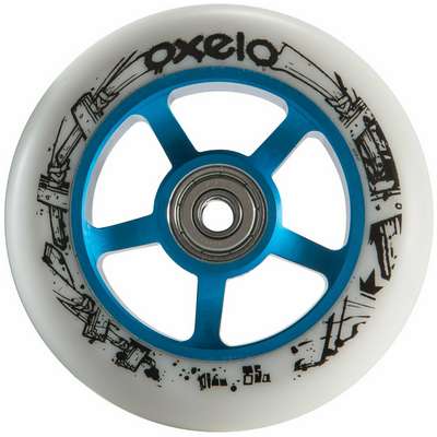 Колесо для трюкового самоката 100 мм белое OXELO - купить в интернет-магазине