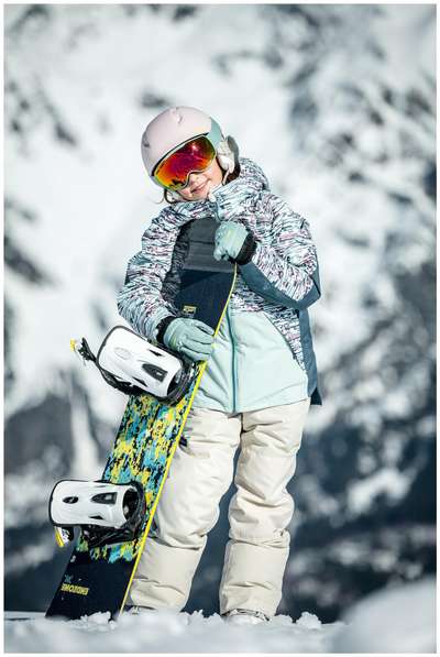 Комбинезон для сноуборда и лыж для девочек SNB BIB 500 DREAMSCAPE - купить в интернет-магазине