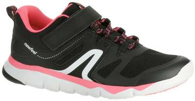 Кроссовки для ходьбы для детей черно-розовые PW 540 NEWFEEL - купить в интернет-магазине