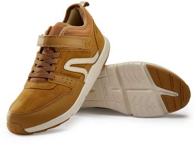 Кроссовки для активной ходьбы мужские Actiwalk Easy Leather светло-коричневые NEWFEEL - купить в интернет-магазине