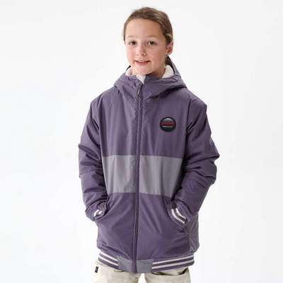 Куртка для сноуборда и лыж для девочек фиолетовая SNB JKT 100 Jr DREAMSCAPE - купить в интернет-магазине